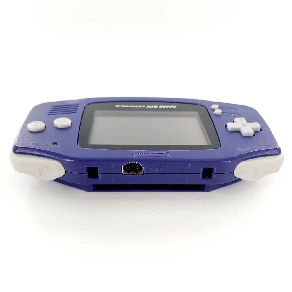 Nintendo Game Boy Advance Handheld System Indigo Purple w/ 2 Games Tested